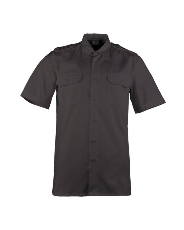 Lyhythihainen palveluspaita, T/C, musta – Mil-Tec (1)