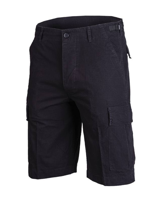 US Bermuda Ripstop CO Esipesu Musta – Mil-Tec (1)