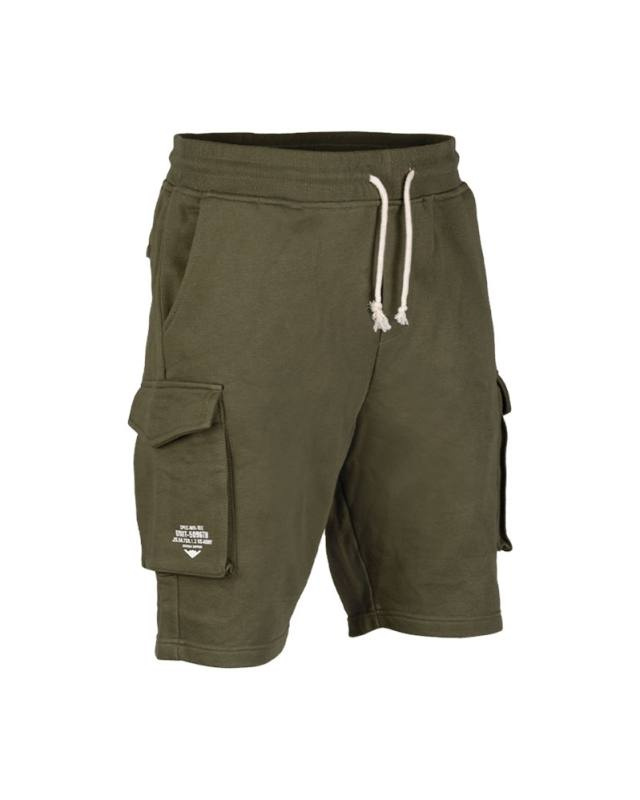 US Cotton Collegeshortsit Oliivinvihreät – Mil-Tec (1)