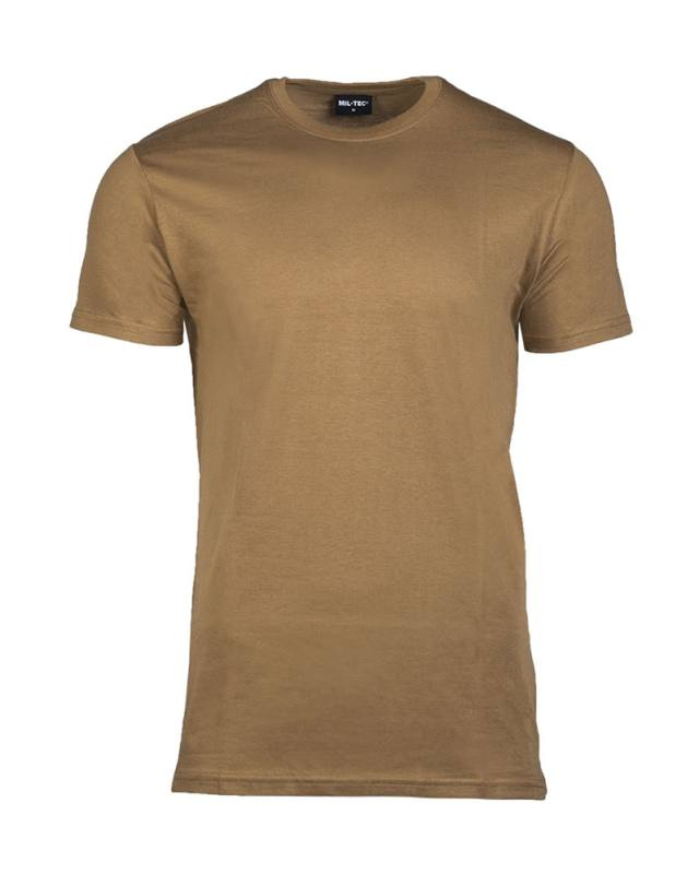 T-paita US-tyylinen puuvilla, Coyote – Mil-Tec