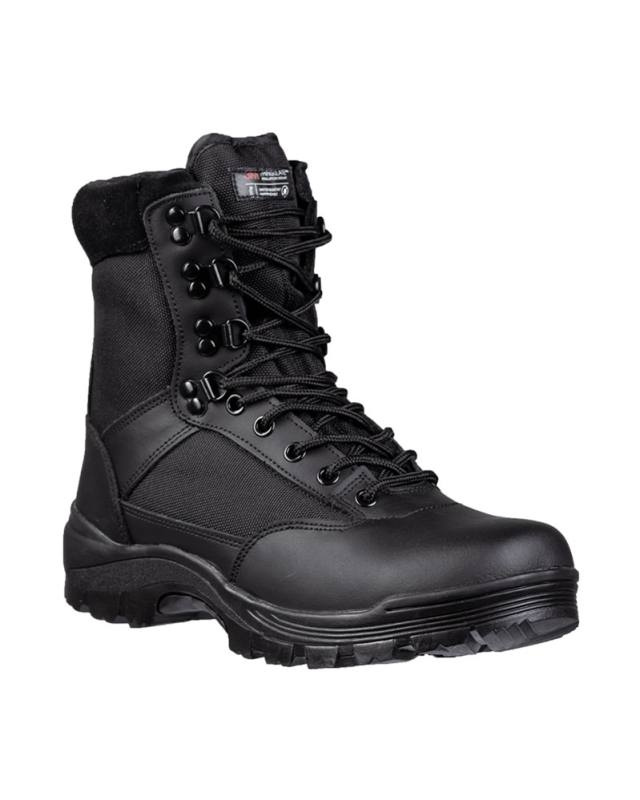 Taktinen saapas Ykk®-vetoketjulla, musta – Mil-Tec (1)