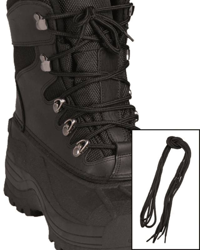 Kengännauhat CO Musta 140CM – Mil-Tec