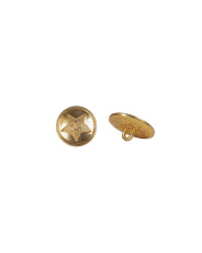 Venäläinen nappi 22mm kultaa