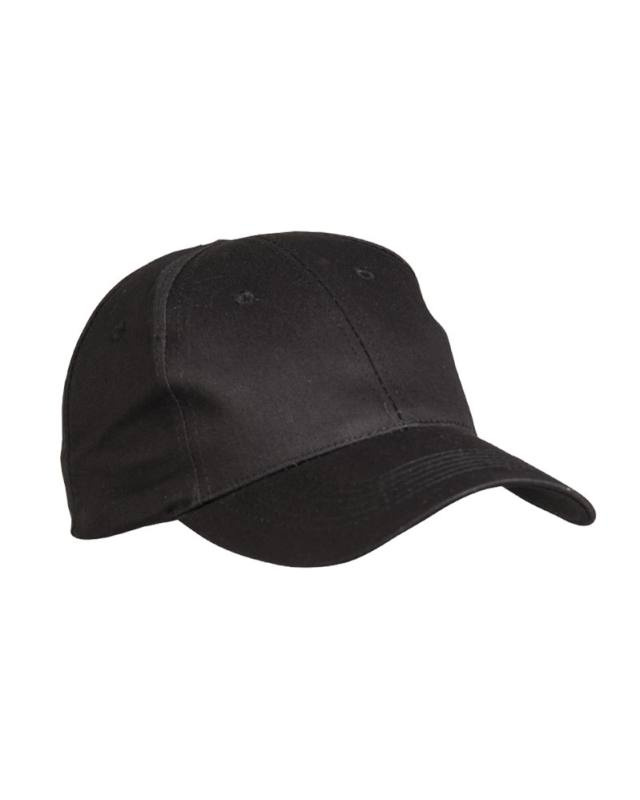 Musta baseball-lippis – Mil-Tec (1)