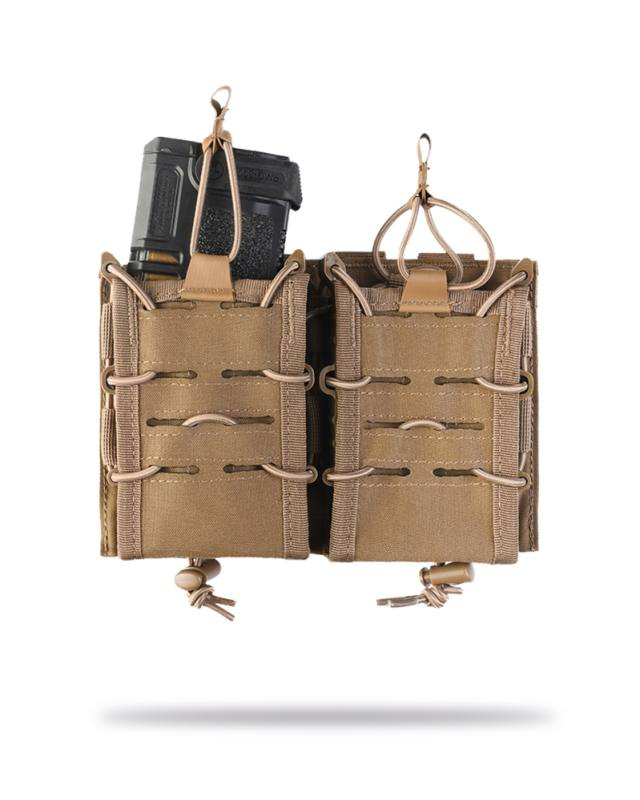 Lippatasku Open Top Flex Double, Dark Coyote – Mil-Tec (1)