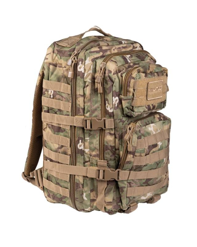 US Reppu Suuri Woodland-naamiointikuviolla - arid® – Mil-Tec (1)