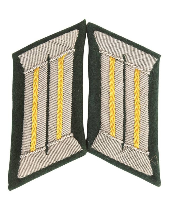 Wehrmacht-upseerin kaulusliivit, keltaiset (jäljennös) - Mil-Tec