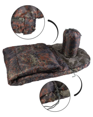 Commando-makuupussi ja -pakkaukset. Flecktarn – Mil-Tec (2)