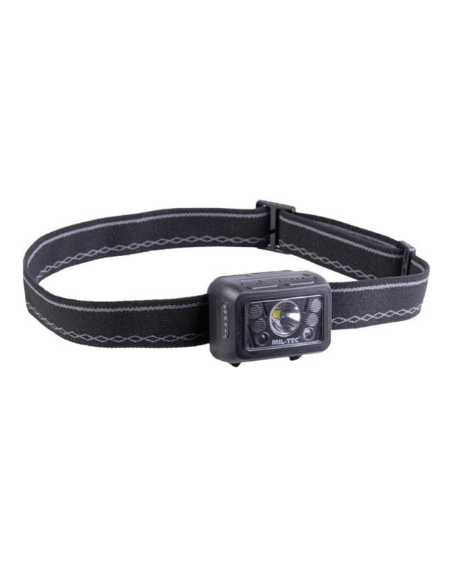 Ladattava otsalamppu 'gc260' musta - Mil-Tec