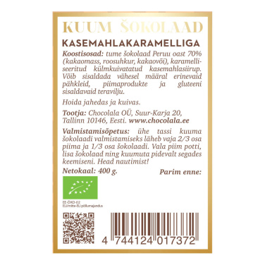 Kuuma suklaa koivunmahlakaramellilla, tuotekuva (2)