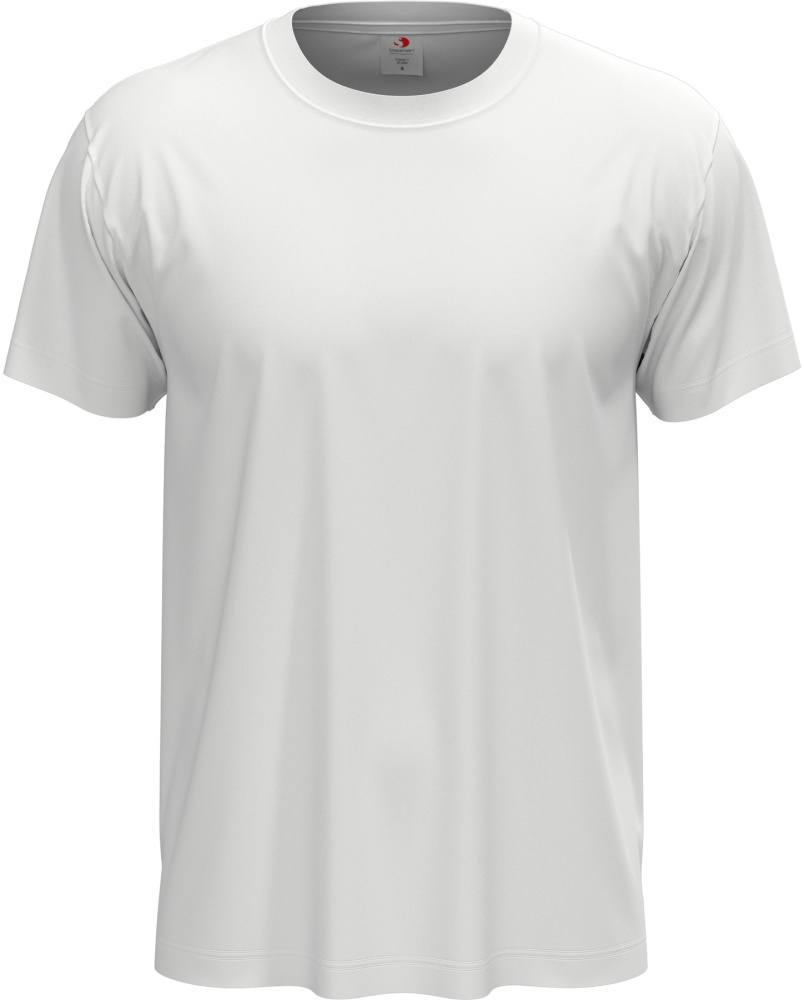 T-paita, unisex, 155 g/m², koko S, valkoinen, tuotekuva