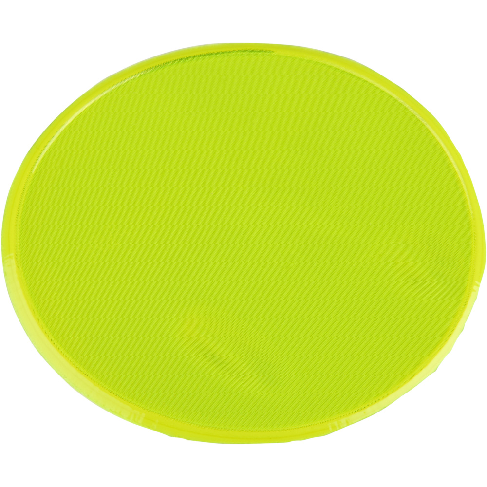 RFX™ S-09 pieni PVC-heijastintarra – ympyrä, neonkeltainen