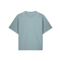 Stanley/Stella Hazener unisex-T-paita paksusta interlock-neuloksesta, 370 g/m², siniharmaa (Pebble Blue)