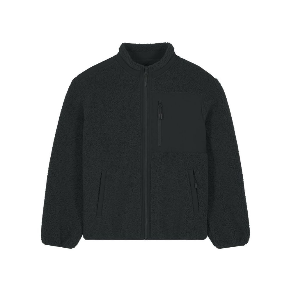 Stanley/Stella Brooker fleecetakki (unisex), 450 g/m² – musta, XXS (1)