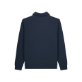 Stanley/Stella Proper collegepaita vetoketjukauluksella (unisex), tummansininen