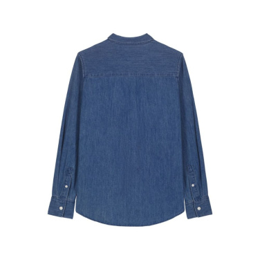 Stanley/Stella Stella Denim Shirt naisten kauluspaita, 235 g/m² – keskisininen farkku, XS (2)