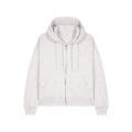 Stanley/Stella Stella Ida naisten vetoketjuhuppari, 300 g/m², vaaleanharmaa (Cool Heather Grey)