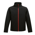 Regatta TRA628 softshell-takki, musta / punainen