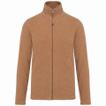 Kariban K911 fleecetakki, 300 g/m², vaaleanruskea meleeraus (Camel Heather)
