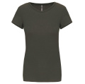 Kariban K3013 naisten T-paita, 160 g/m², oliivinvihreä (Dark Khaki)