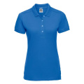 Russell 566F naisten pikeepaita, sininen (Azure Blue)