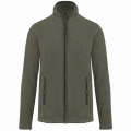 Kariban K907 naisten fleecetakki, 280 g/m², vihreä meleeraus (Green Marble Heather)