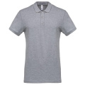 Kariban K254 miesten pikeepaita, 180 g/m², harmaa (Oxford  Grey)