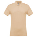 Kariban K254 miesten pikeepaita, 180 g/m², beige (Light Sand)