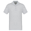 Kariban K254 miesten pikeepaita, 180 g/m², harmaa meleeraus (Ash Heather)