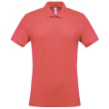 Kariban K254 miesten pikeepaita, 180 g/m², vaaleanpunainen (True Coral)