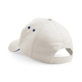 Beechfield B15C lippalakki, vaaleanruskea (Putty) / tummansininen