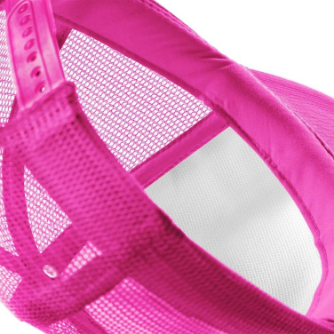 Beechfield B645 verkkolippalakki - fuksia / valkoinen (4)