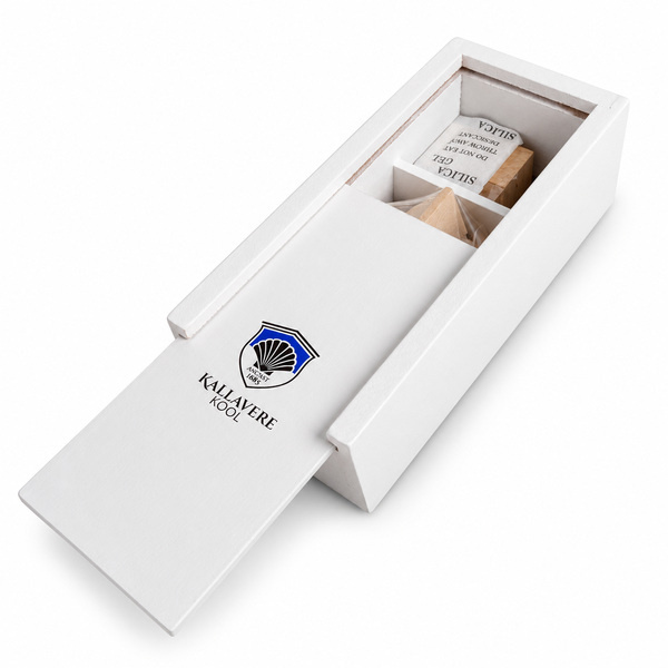 Coffret de casse-têtes avec logo de l’école de Kallavere