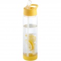 Gourde de sport Tutti-frutti 740 ml en Tritan™ avec infuseur, transparent / jaune