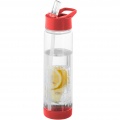 Gourde de sport Tutti-frutti 740 ml en Tritan™ avec infuseur, transparent / rouge