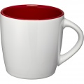 Aztec – mug en céramique 340 ml, blanc / rouge