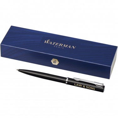Stylo à bille Waterman Allure avec logo — vue de détail 6, noir uni