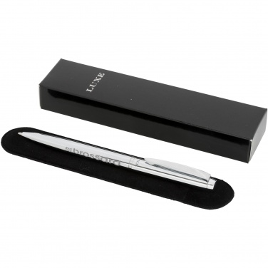 Stylo à bille Cepheus avec logo — vue de détail 5, argenté
