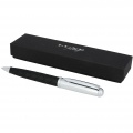 Stylo à bille Fidelio, noir uni / argenté