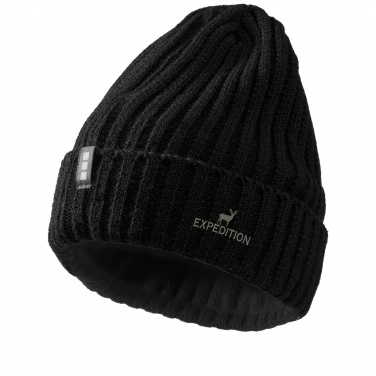 Bonnet Spire avec logo — vue de détail 4, noir uni