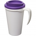 Mug isotherme 350 ml Americano® Grande, blanc / violet