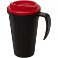 Mug isotherme 350 ml Americano® Grande, noir uni / rouge