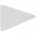 Grattoir à glace triangulaire en plastique recyclé Frosty, blanc