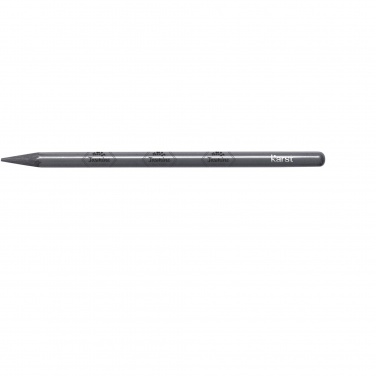 Lot de 5 crayons graphite 2B sans bois Karst® avec logo — vue de détail 5, gris