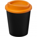Gobelet recyclé 250 ml Americano® Espresso Eco, noir uni / orange