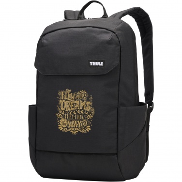 Sac à dos 20 l Thule Lithos avec logo — vue de détail 4, noir uni
