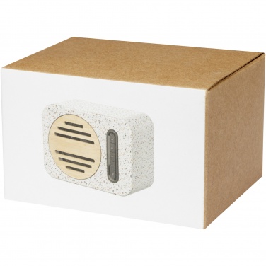 Enceinte Bluetooth® 5 W Terrazzo — vue de détail 4, naturel