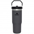 Gobelet Stanley IceFlow™ de 890 ml avec paille rabattable, gris charbon