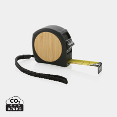 Mètre ruban de 5 m / 19 mm en plastique recyclé RCS et bambou