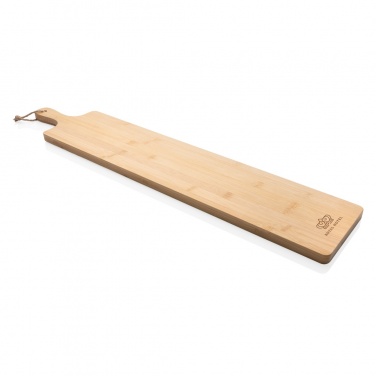 Grande planche de service Ukiyo en bambou, avec logo
